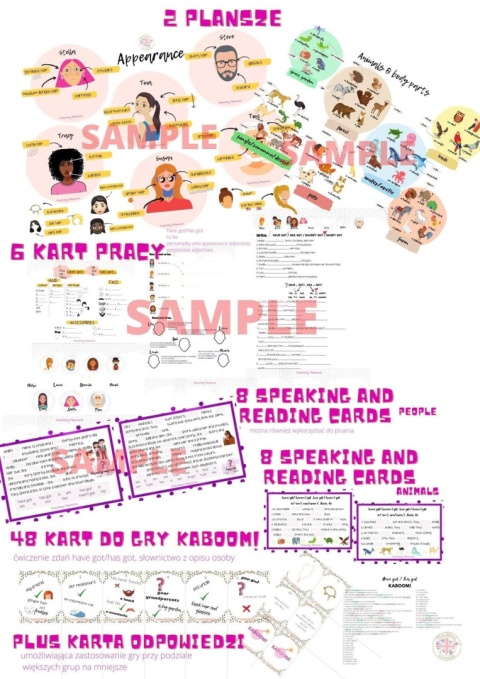 APPEARANCE - have got/ has got , TO BE PACK APPEARANCE - have got/ has got , TO BE PACK