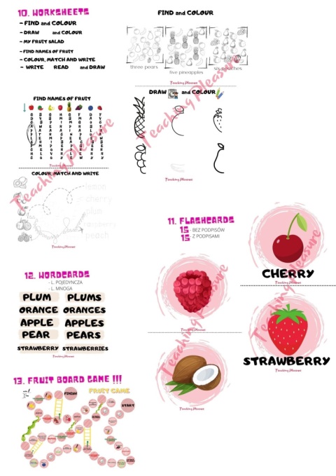Let's talk about fruit! Vocabulary & speaking PACK Let's talk about fruit! Vocabulary & speaking PACK