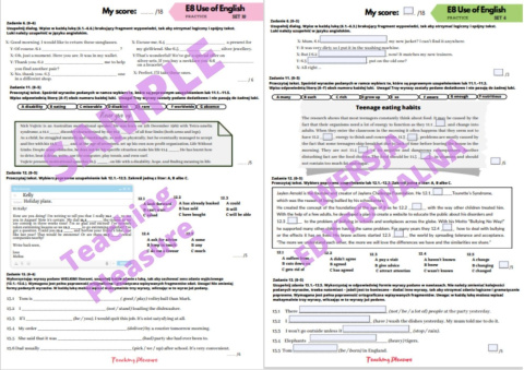 E8 Use of English Practice SETS E8 Use of English Practice SETS