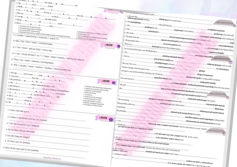 E8 WRITING PRACTICE - tłumaczenia & Use of English E8 WRITING PRACTICE - tłumaczenia & Use of English