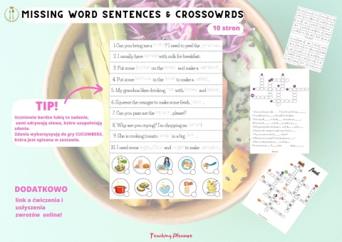 FOOD PACK Vocabulary, speaking and games FOOD PACK Vocabulary, speaking and games