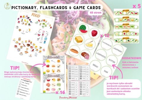 FOOD PACK Vocabulary, speaking and games FOOD PACK Vocabulary, speaking and games