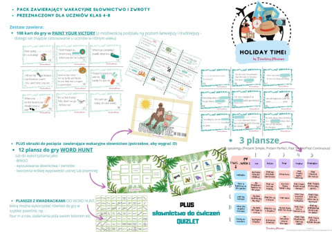 HOLIDAY TIME! VOCABULARY AND SPEAKING GAME HOLIDAY TIME! VOCABULARY AND SPEAKING GAME