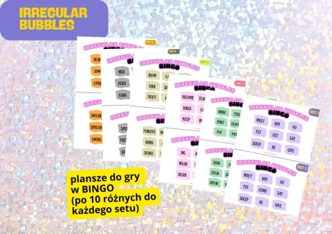 IRREGULAR VERBS BUBBLES (czasowniki nieregularne) IRREGULAR VERBS BUBBLES (czasowniki nieregularne)