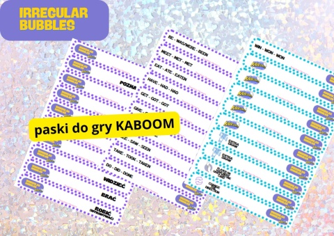 IRREGULAR VERBS BUBBLES (czasowniki nieregularne) IRREGULAR VERBS BUBBLES (czasowniki nieregularne)