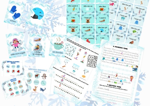 Winter Time | vocabulary and speaking MEGA PACK (bajka i piosenka) Winter Time | vocabulary and speaking MEGA PACK (bajka i piosenka)